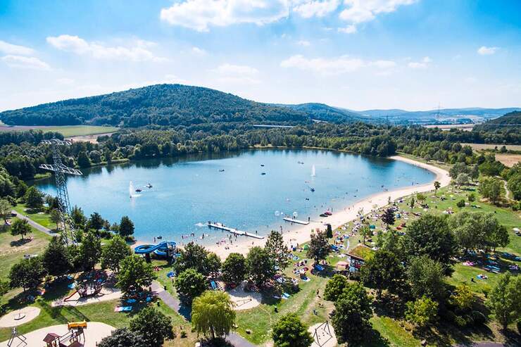 Stellplatz-Tipp in Hessen – Ein Ausflug an den Badesee in Borken - Promobil