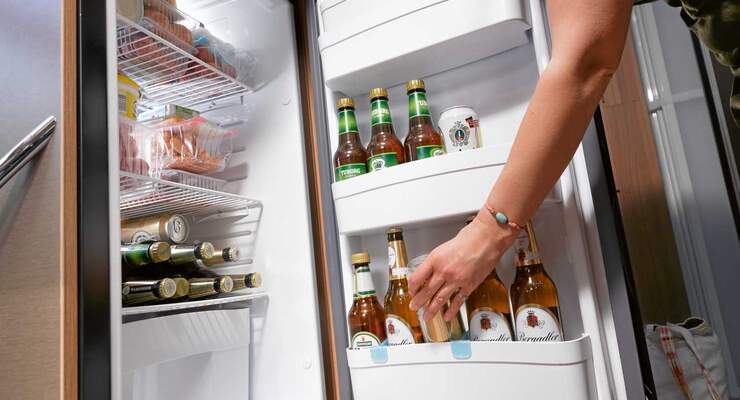 Bier im Kühlschrank
