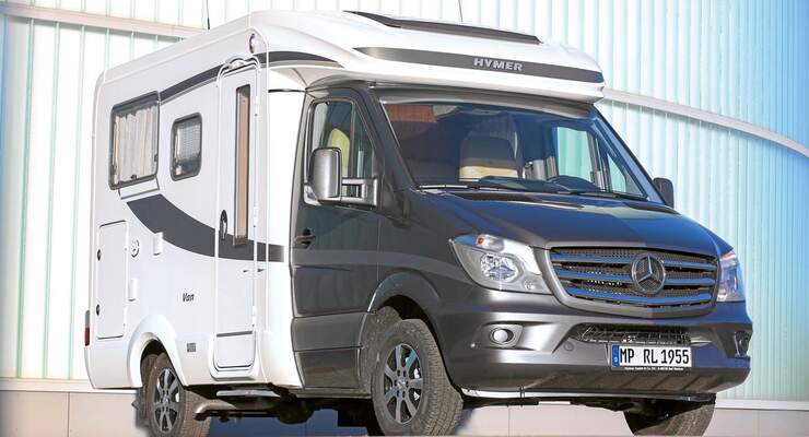 Der Hymer Van S steht auf der Basis des Mercedes Sprinter.