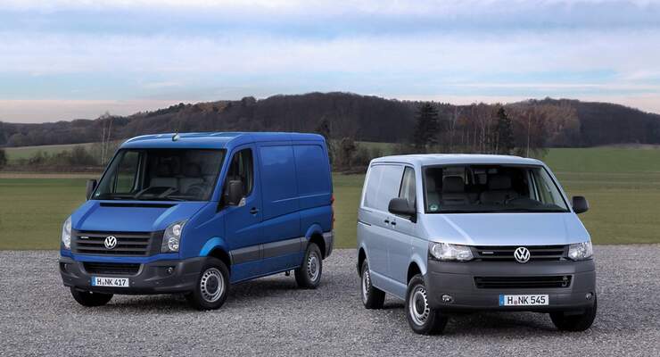 Der Transporter und der Crafter BlueMotion nehmen durch ihre niedrigen Verbrauchswerte eine Sonderstellung ein