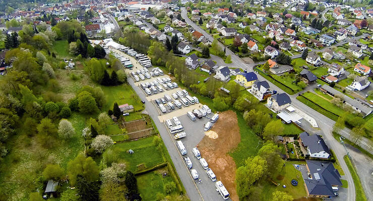 Der ganz neue Reisemobilpark Urbachtal.