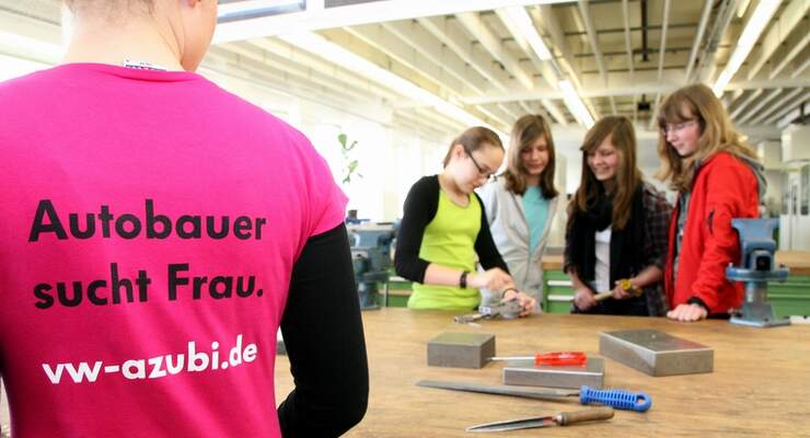 Diese Woche ist das Werk Hannover erneut in weiblicher Hand – es finden die Berufsinformationstage für Mädchen statt