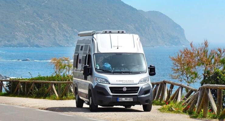 Elba, die kleine Insel, scheint wie gemacht für Campingbusse wie den Globecar.