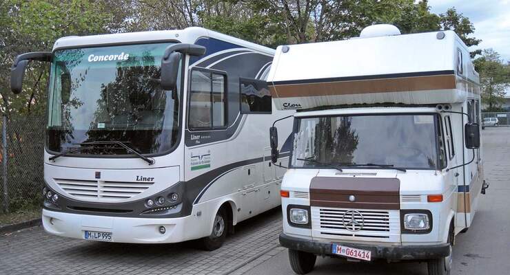 Erst- und Zweitmobil vor der Überführungsfahrt nach Spanien.