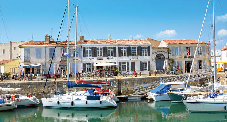 Hafen von Saint-Martin-de-Ré