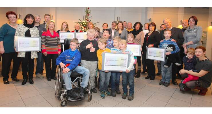 Jedes Jahr sammelt die Belegschaft von Volkswagen Nutzfahrzeuge traditionell Spenden für wohltätige Zwecke.