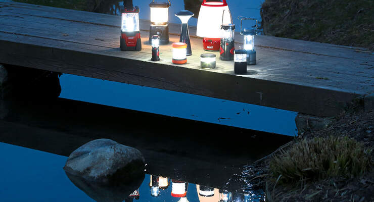 LED-Campinglampen