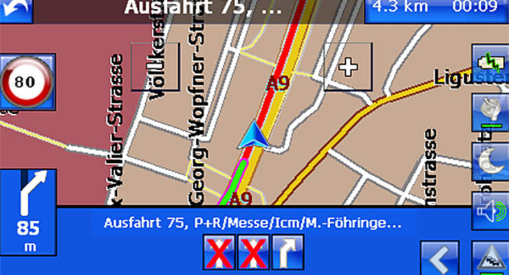 Navigation Wohnmobile