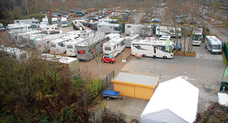 Nur bei Clubtreffen wird der Platz so dicht belegt.