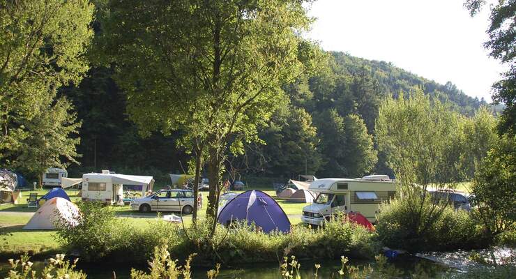 Pottenstein Camping in der Fränkischen Schweiz