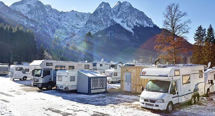 Wintercamping Zugspitze