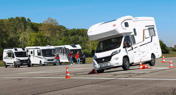 Wohnmobil Fahrdynamik-Test