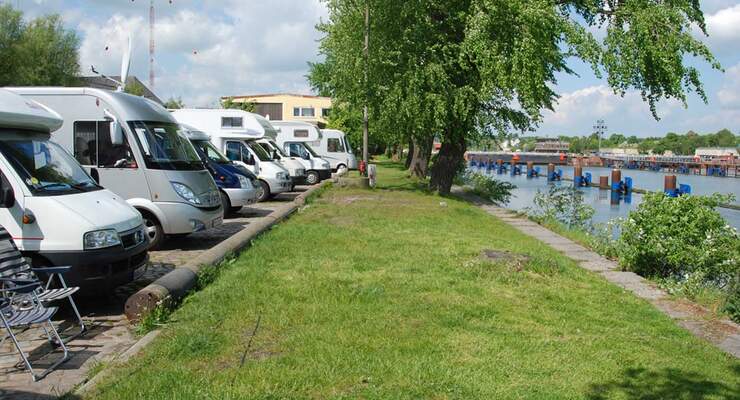 Wohnmobilstellplatz Förde- und Kanalblick Kiel