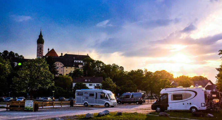 Wohnmobilstellplatz Kloster Andechs